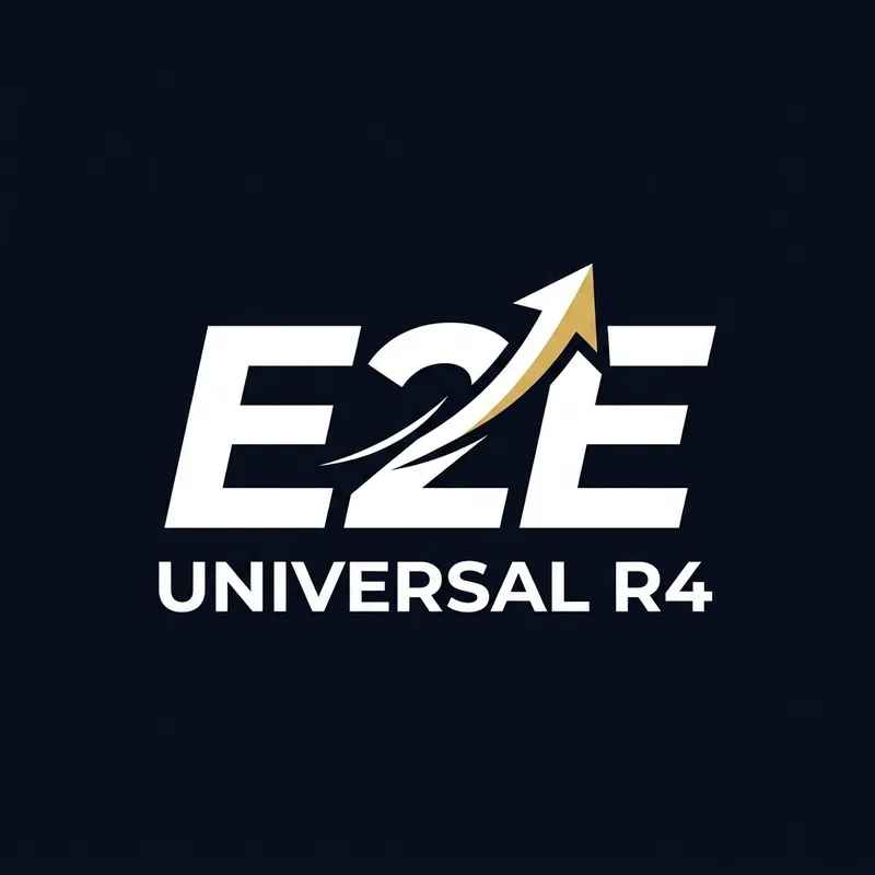 Logotipo oficial de E2E Universal R4