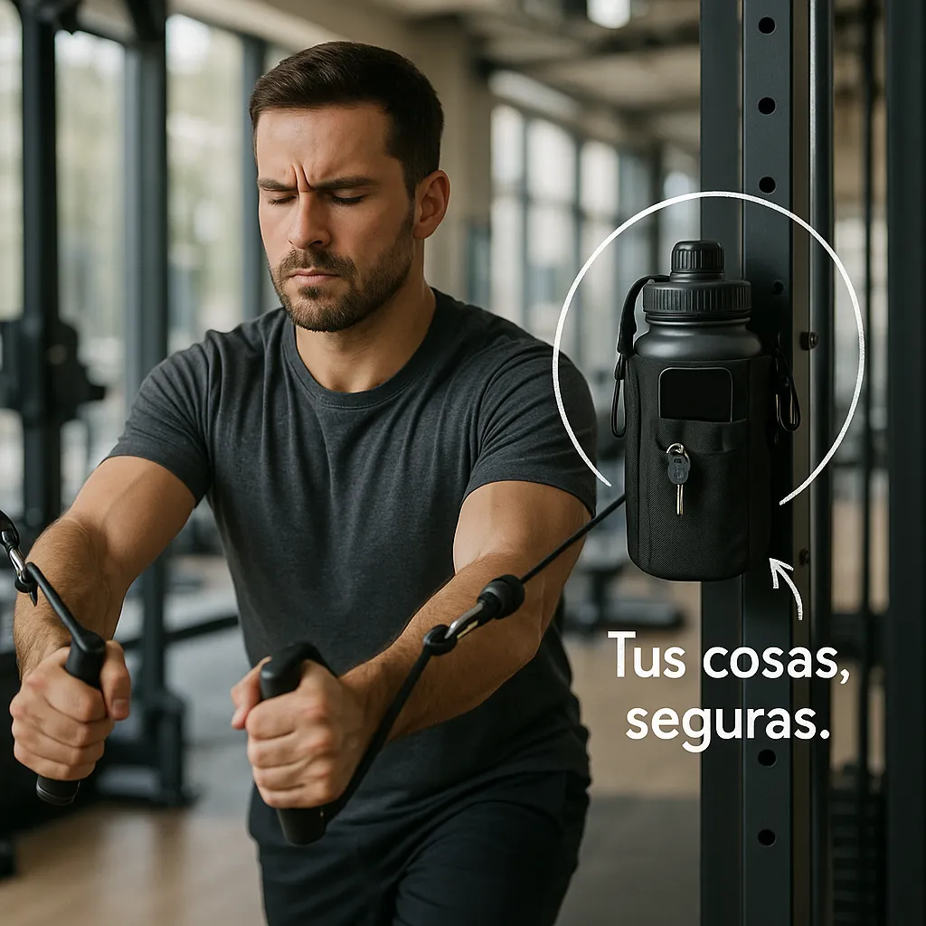 Entrena concentrado, sin vigilar tus pertenencias.