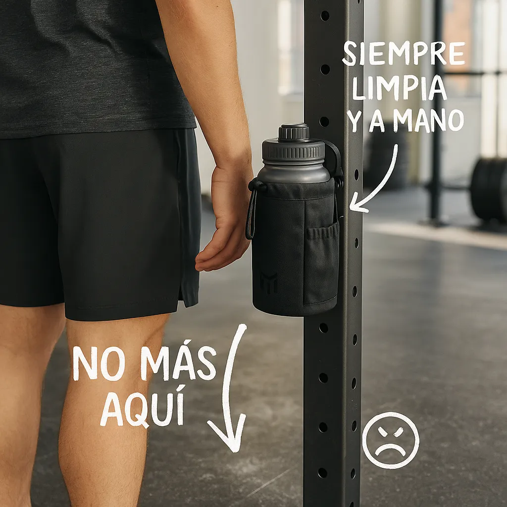 Se acabó apoyar la mochila en el suelo asqueroso.
