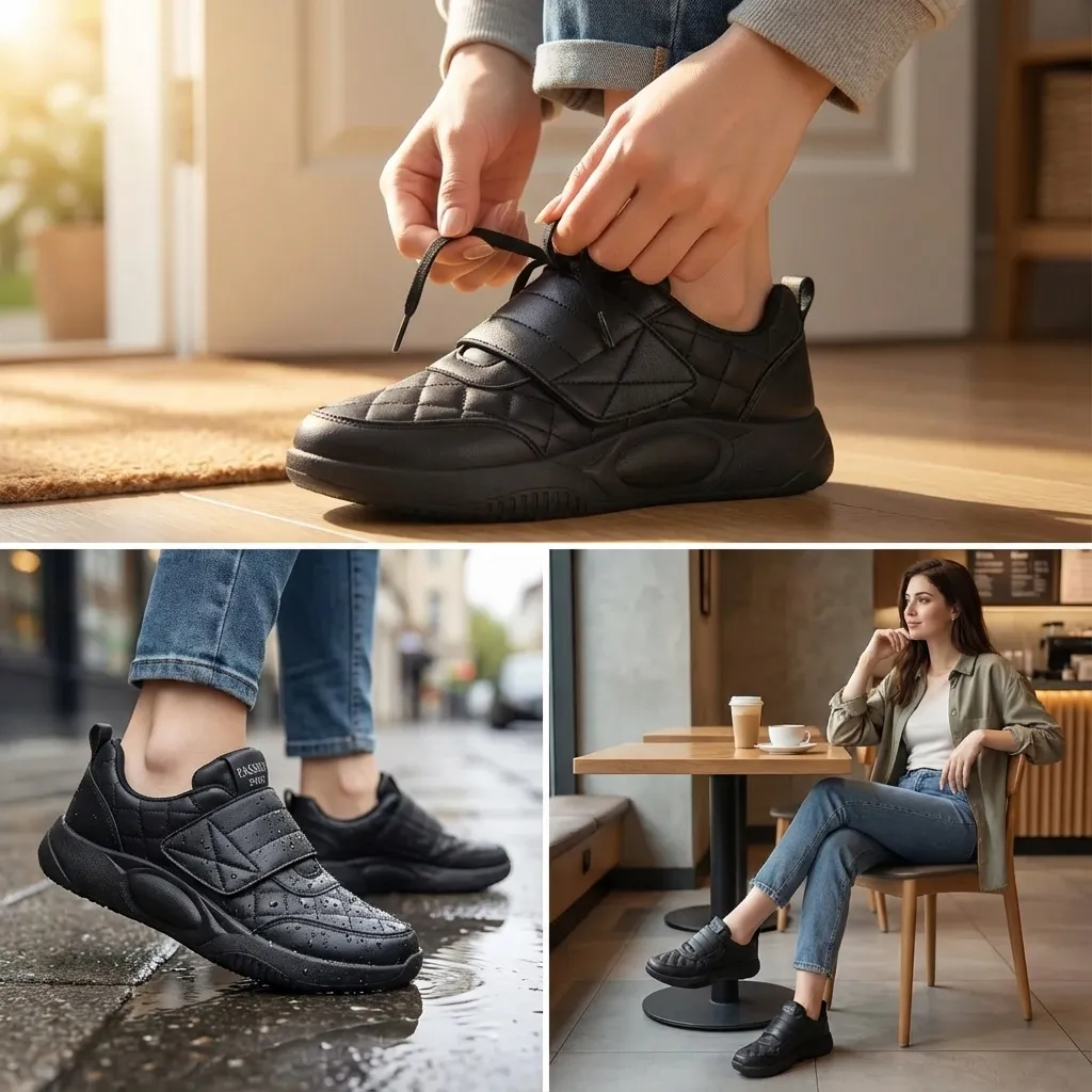 Paso 3: Continúa tu jornada sin necesidad de cambiarte de calzado, siempre protegido.