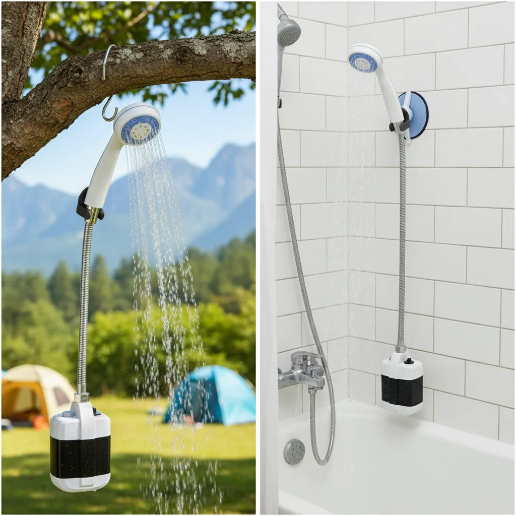 Cuélgala donde sea con su gancho y ventosa.