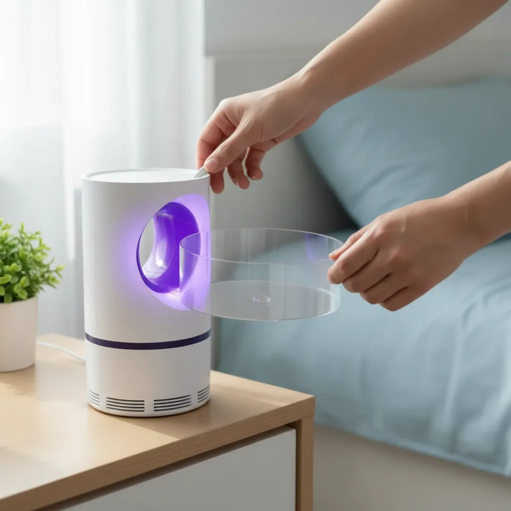 Paso 3: Vacíala por la mañana, sin químicos ni residuos pegajosos.