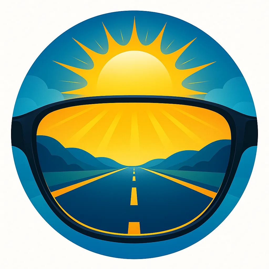 Elimina el reflejo cegador del sol para que nunca pierdas de vista la carretera.