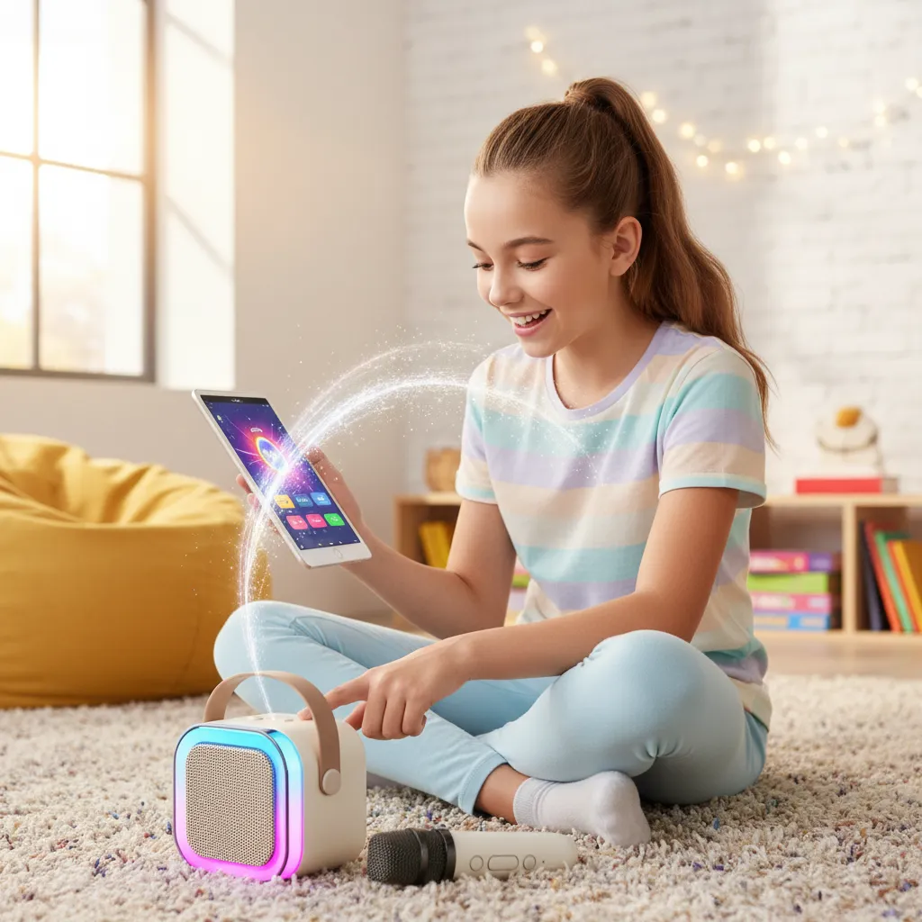 Se conecta fácilmente a tu celular o tableta.