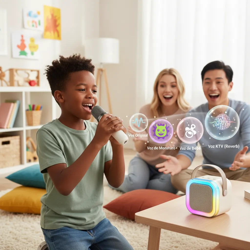 Cambia la voz con efectos divertidos.