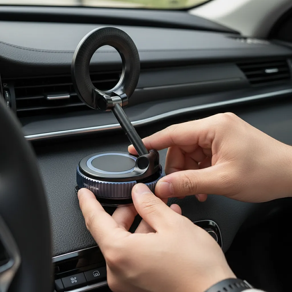 Paso 2: Presiona y gira el dial para crear un vacío absoluto.