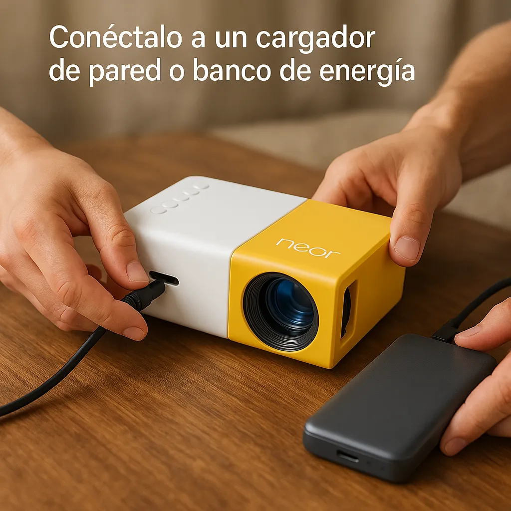 Paso 1: Conéctalo a un cargador de pared o banco de energía.