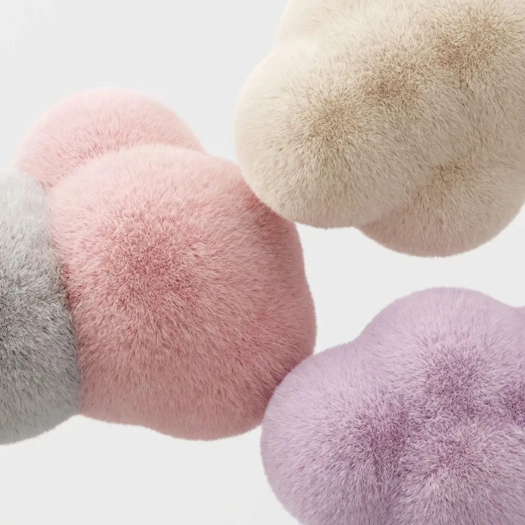 Textura afelpada y esponjosa