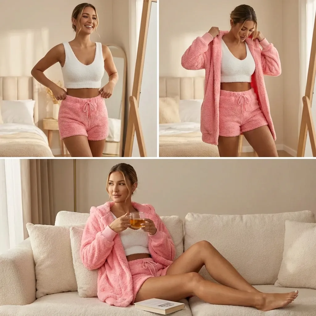 Paso 1: Reemplaza tu pijama vieja por nuestro cómodo y estiloso set.