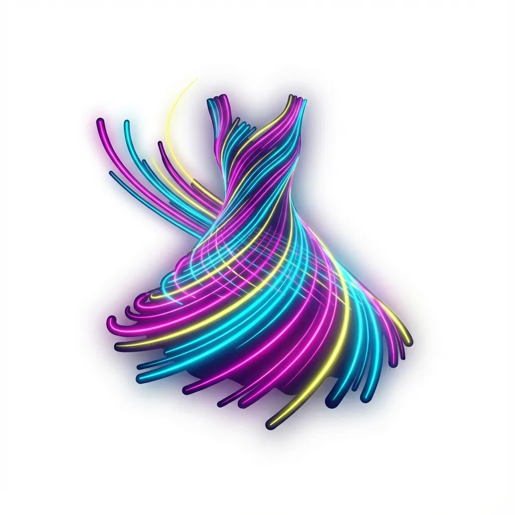 Luces LED 3D coloridas