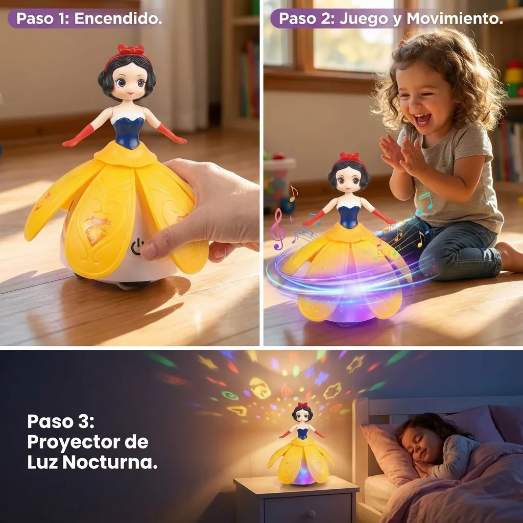 Paso 1: Activa la magia y el aprendizaje con un solo toque.