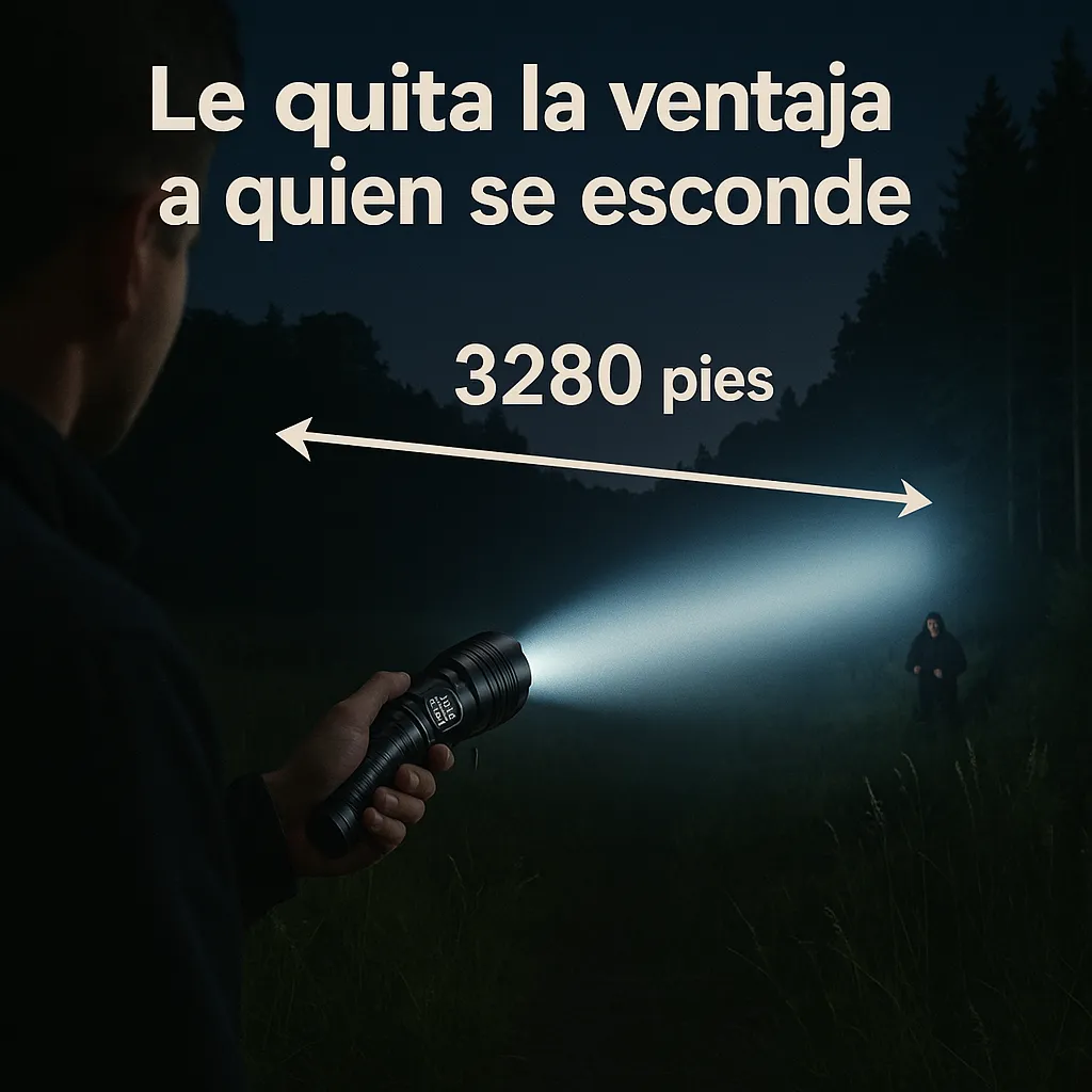 Le quita la ventaja a quien se esconde.