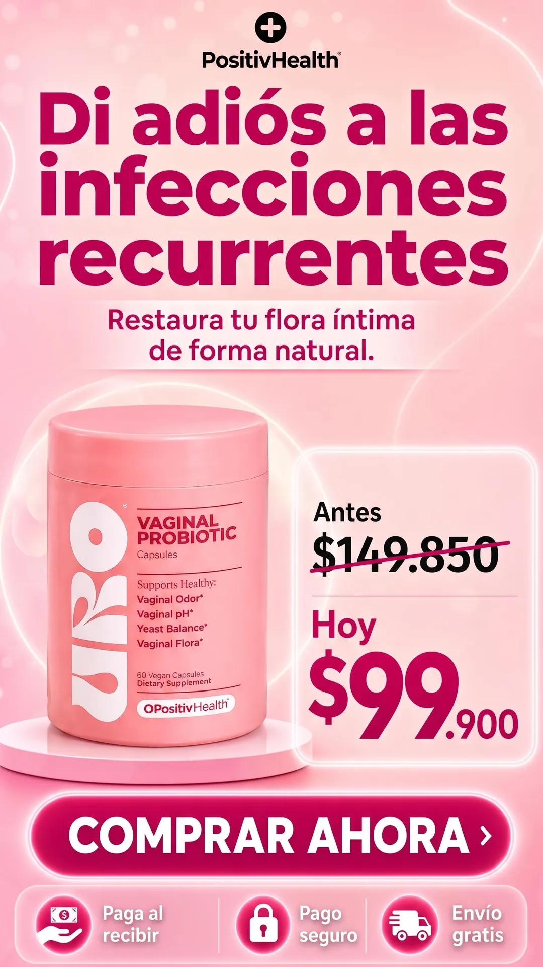 Sección visual de portada para Probiotico uro