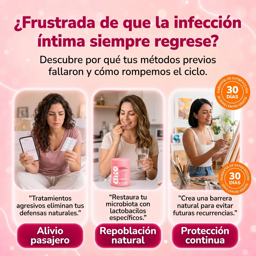 Sección visual de objeciones para Probiotico uro