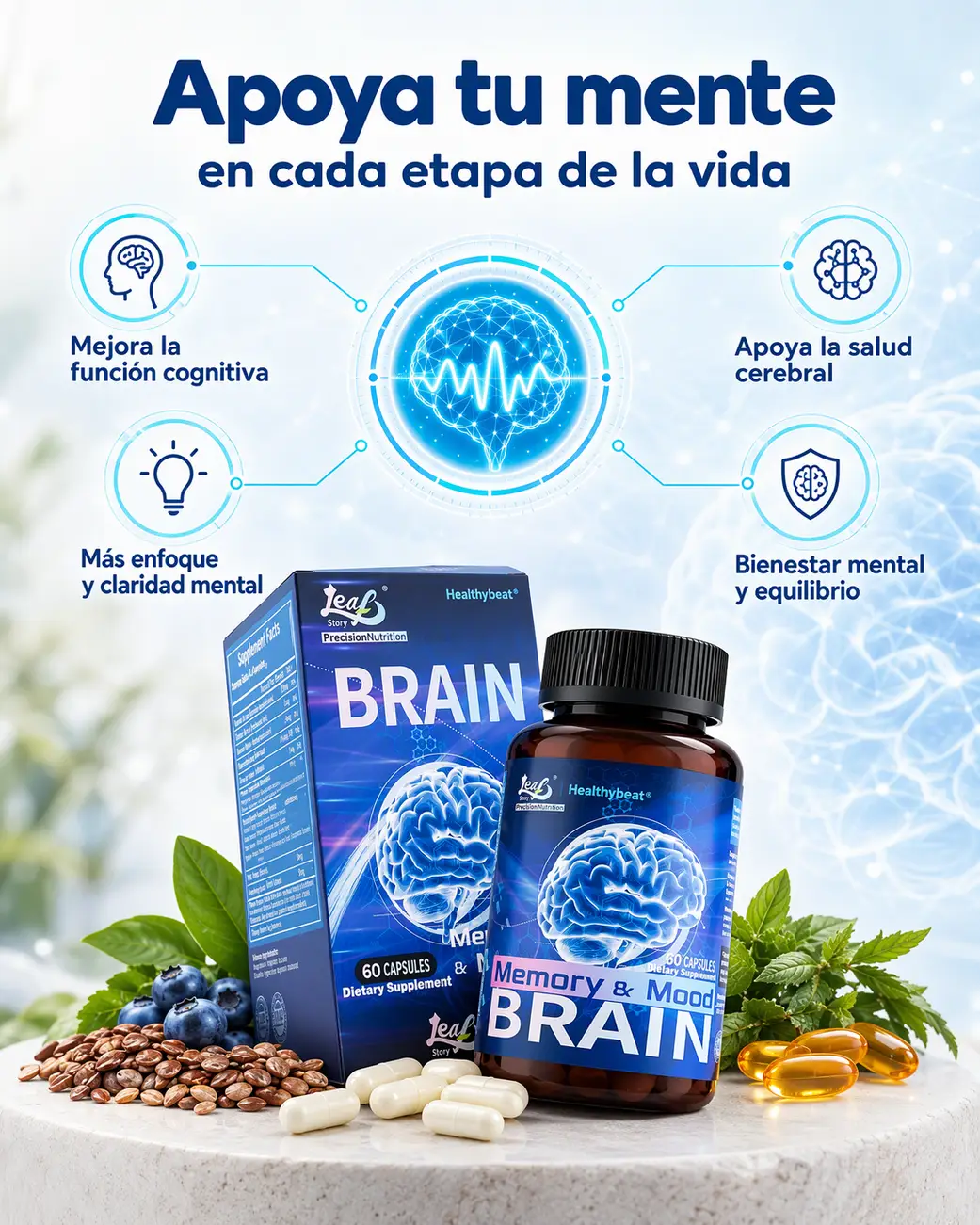 Sección visual de visualizaciones de datos para Bienki brain