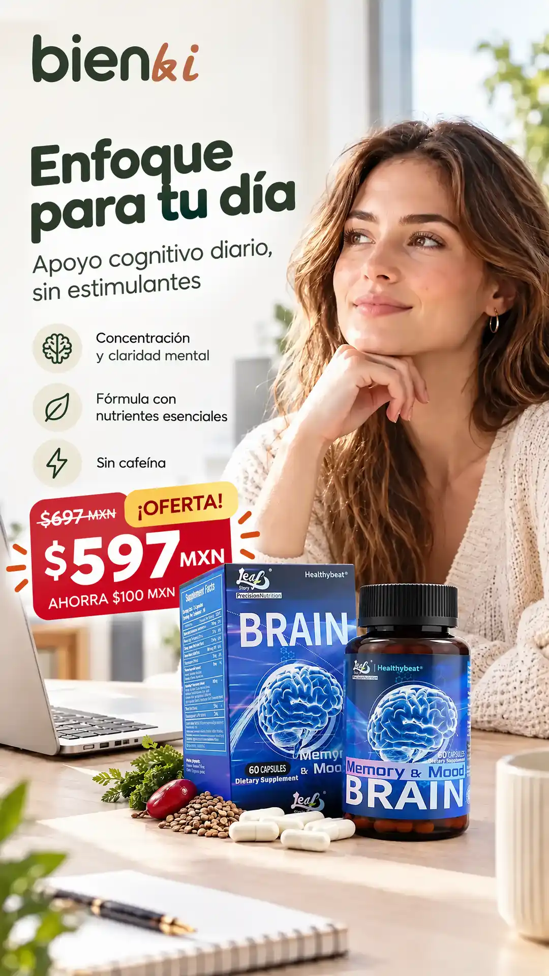 Sección visual de portada para Bienki brain