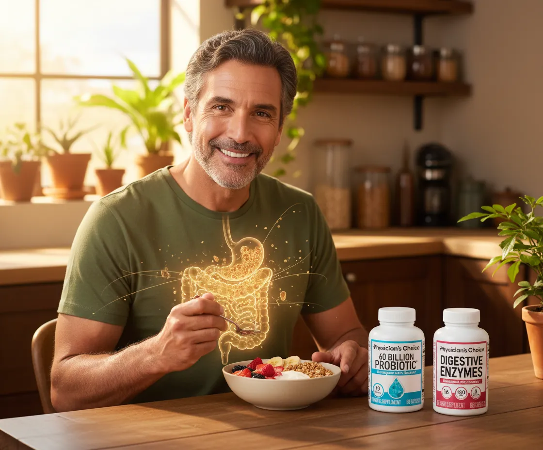 Descompone la comida para una mejor absorción.