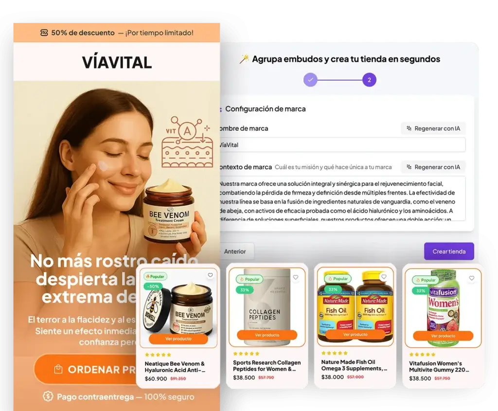 fluxi te permite crear tiendas ecommerce de multiples productos